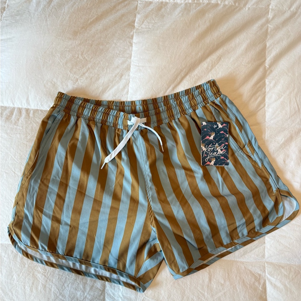 Men’s Striped Swim trunks - Kortni Jeane